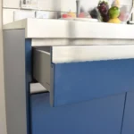 ตู้ครัวไฮกลอส เข้ามุม อ่างซิงค์คู่หลุมเท่ามีถังขยะ - Image 5