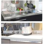 ตู้ครัวไฮกลอส เข้ามุม อ่างซิงค์คู่หลุมเท่ามีถังขยะ - Image 6