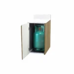 ตู้ครัวเมลามีนถังแก๊ส เปิด 1 บาน