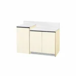 ตู้ครัวเมลามีนถังแก๊ส เปิด 3 บาน แบบดรอป