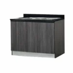 ตู้ครัวเมลามีนเปิด 2 บาน อ่างซิงค์หลุมคู่