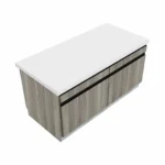 ตู้ครัวเคาท์เตอร์กลาง เปิด 2 ฝั่ง เมลามีน