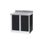 2 Panels Kitchen Cabinet with Single Bowl Sink - Image 2