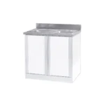 ตู้ครัวเปิด 2 บาน อ่างซิงค์หลุมคู่ - Image 3