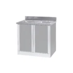 ตู้ครัวเปิด 2 บาน อ่างซิงค์หลุมคู่ - Image 4