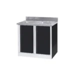 ตู้ครัวเปิด 2 บาน อ่างซิงค์หลุมคู่ - Image 2