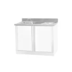 2 Panels Kitchen Cabinet with Modern Bowl Sink - Image 2