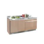 ตู้ครัวไฮกลอสเปิด 4 บาน แบบท็อปเรียบ