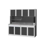 ชุดตู้ครัวท๊อปเรียบพร้อมตู้แขวน