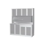 ชุดตู้ครัวพร้อมตู้แขวน อ่างซิงค์หลุมคู่ - Image 2