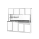 ชุดตู้ครัวพร้อมตู้แขวน อ่างซิงค์หลุมคู่ - Image 3