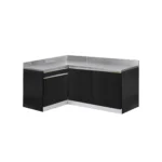 ตู้ครัวไฮกลอส เข้ามุม แบบท็อปเรียบ