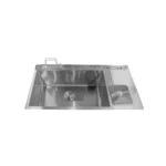 2 Panels Kitchen Cabinet with Modern Bowl Sink - Image 3