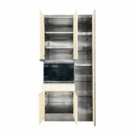 ตู้ครัวทรงสูง มีตู้ข้างชั้นกระจกเมลามีน - Image 3